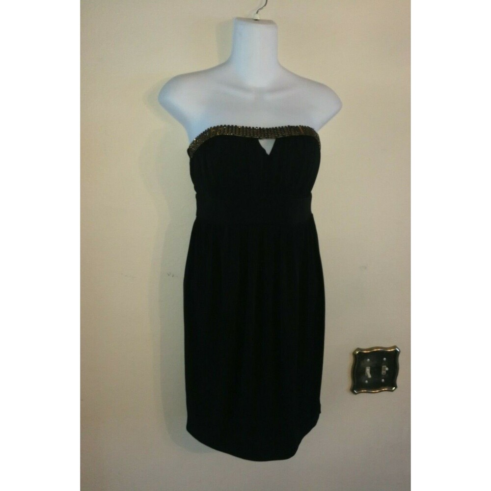 New without tags Woman XOXO Little Black Party Cocktail Decorated Dress Size S